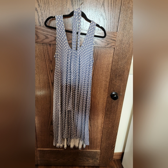 Latched Mama Pants - Latched Mama Blue Polka Dot NURSING Romper